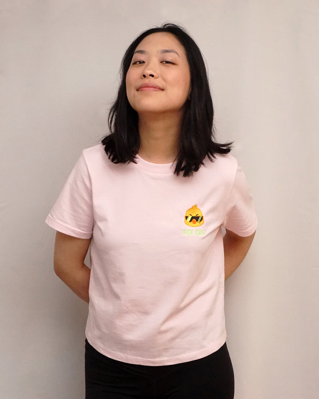 ATZ Fix-On Mingi Bbyongming Golden Hour 5 ATINY Pink T-shirt, Women's