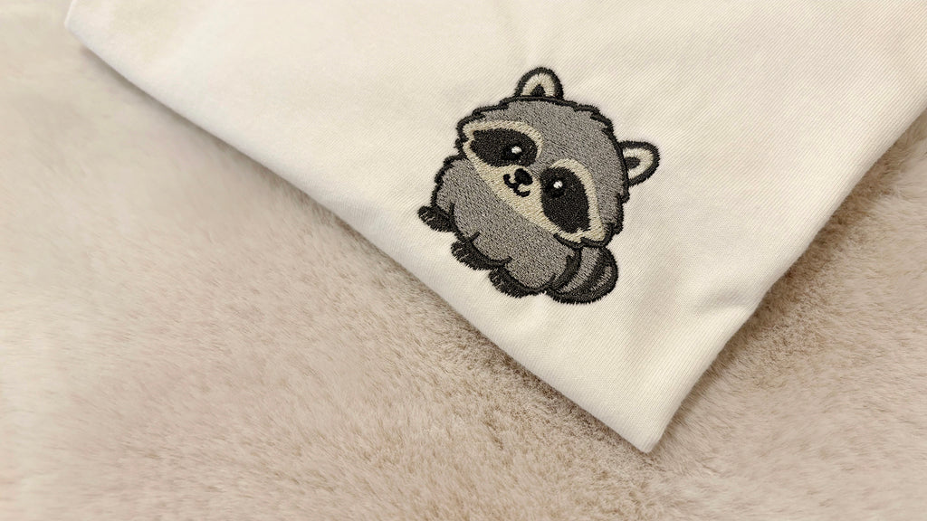 Jimothy Raccoon Shirt, Embroidered Seattle Raccoon UNISEX T-Shirt, Viral Ballard Raccoon Gift, Cute Short Spine Raccoon Tee