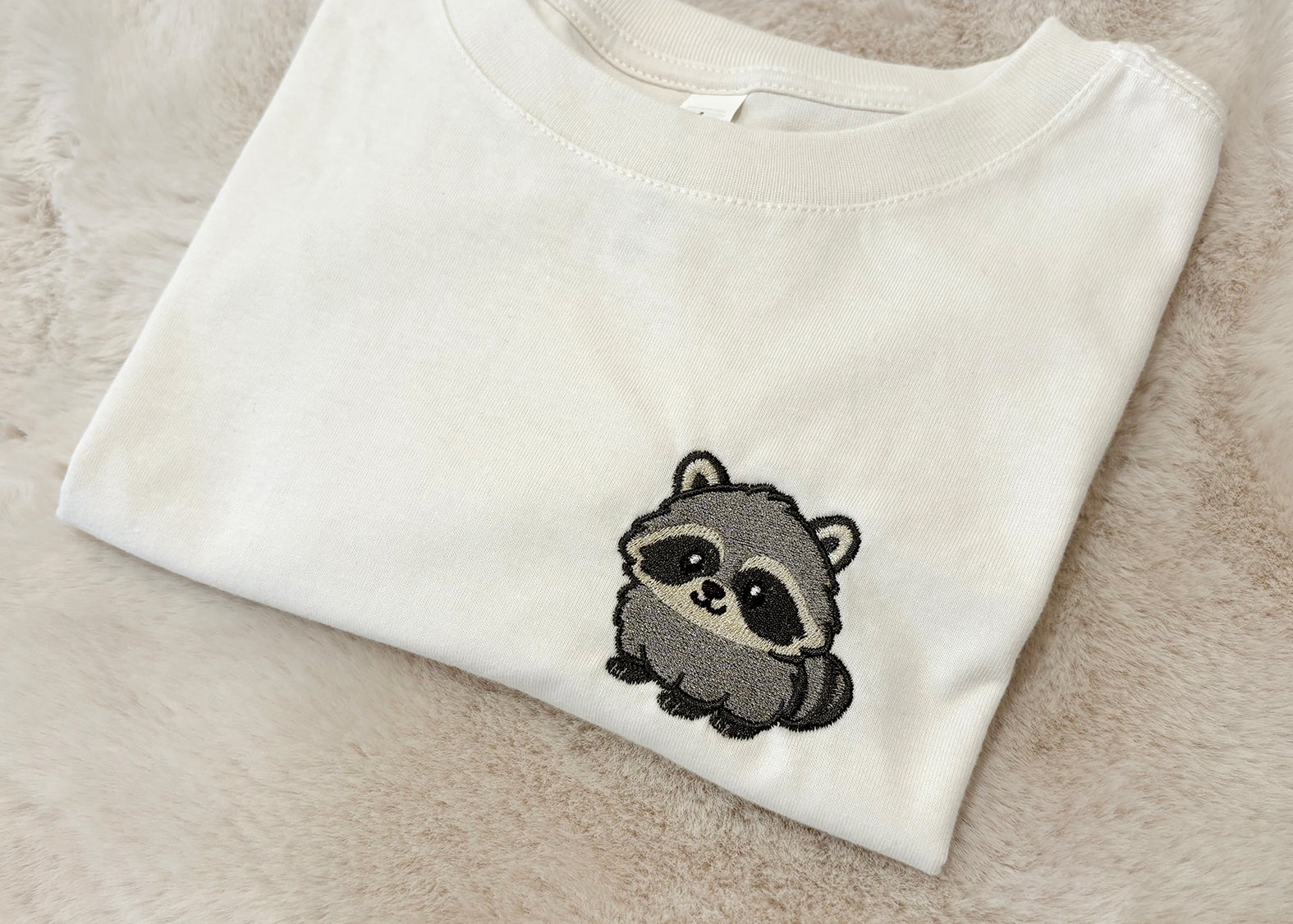 Jimothy Raccoon Shirt, Embroidered Seattle Raccoon UNISEX T-Shirt, Viral Ballard Raccoon Gift, Cute Short Spine Raccoon Tee
