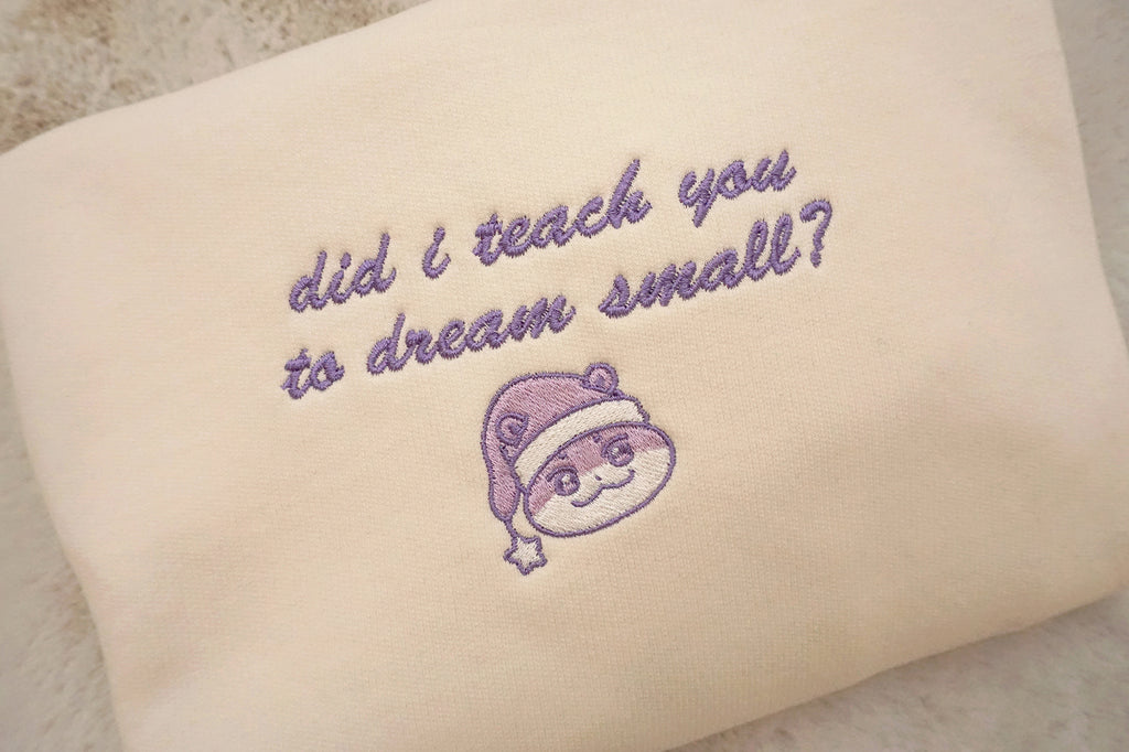 Ateez Hongjoong Dream Quote Jjoongrami Embroidered Sweatshirt, Unisex