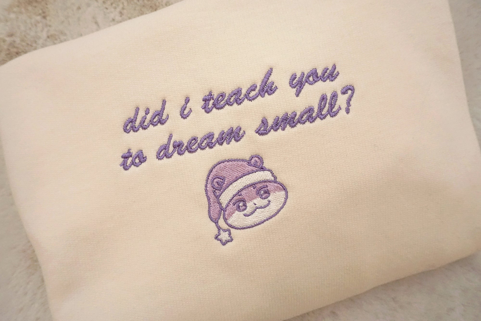 Ateez Hongjoong Dream Quote Jjoongrami Embroidered Sweatshirt, Unisex